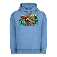 Pigment Pebble Blue Football Mom Urban Hoodie - Bettercallsaul