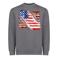 Storm baseball american flag Heavyweight Sweatshirt - texasbilliewilder