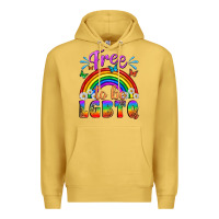 Antique Gold Western Free To Be Lgbtq Premium Hoodie - BundleAndBundleShop