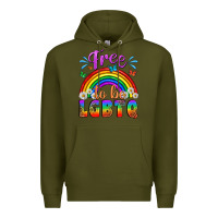 Army Green Western Free To Be Lgbtq Premium Hoodie - BundleAndBundleShop