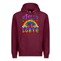 Burgundy Western Free To Be Lgbtq Premium Hoodie - BundleAndBundleShop