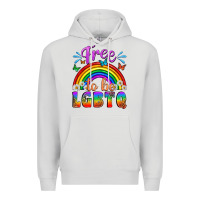 Dove Grey Western Free To Be Lgbtq Premium Hoodie - BundleAndBundleShop