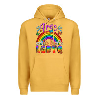Mustard Western Free To Be Lgbtq Premium Hoodie - BundleAndBundleShop
