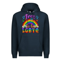 Navy Western Free To Be Lgbtq Premium Hoodie - BundleAndBundleShop