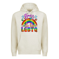 Oatmeal Heather Western Free To Be Lgbtq Premium Hoodie - BundleAndBundleShop