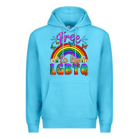 Ocean Blue Western Free To Be Lgbtq Premium Hoodie - BundleAndBundleShop