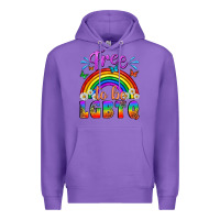 Purple Western Free To Be Lgbtq Premium Hoodie - BundleAndBundleShop