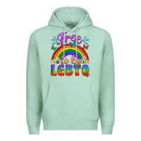 Seafoam Western Free To Be Lgbtq Premium Hoodie - BundleAndBundleShop
