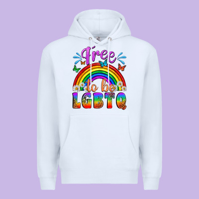 Western Free To Be Lgbtq Premium Hoodie Designed By Bundleandbundleshop