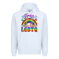 White Western Free To Be Lgbtq Premium Hoodie - BundleAndBundleShop