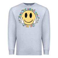 Heather Grey peace out single digits im 10 Premium Sweatshirt - MaliasSmallBusiness