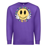 Purple peace out single digits im 10 Premium Sweatshirt - MaliasSmallBusiness
