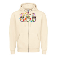 Sandshell summer gnomes Zipper Hoodie - Artiststas