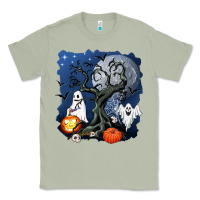 Matcha halloween tree and ghosts Classic Tee - AdoDesignShop