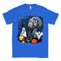 True Royal halloween tree and ghosts Classic Tee - AdoDesignShop
