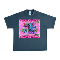 Midnight Navy cute and fluffy stitch Urban Heavy Tee - Zillion Design Studio