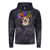 Cloud Black mardi gras hat chihuahua Vintage Hoodie - RanaPortraitStore
