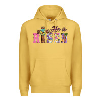 Antique Gold easter he ıs risen Premium Hoodie - AdoDesignShop
