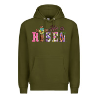 Army Green easter he ıs risen Premium Hoodie - AdoDesignShop