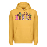 Mustard easter he ıs risen Premium Hoodie - AdoDesignShop
