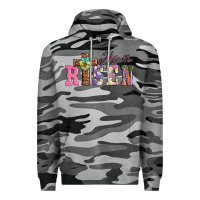 Slate Camo easter he ıs risen Premium Hoodie - AdoDesignShop