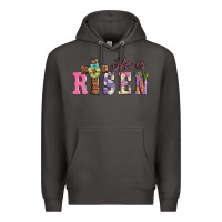 Smoke easter he ıs risen Premium Hoodie - AdoDesignShop