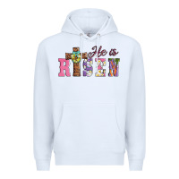 White easter he ıs risen Premium Hoodie - AdoDesignShop