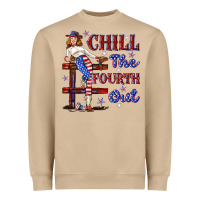 Mushroom chill the fourth out 4th july Heavyweight Sweatshirt - texasbilliewilder