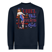 Navy chill the fourth out 4th july Heavyweight Sweatshirt - texasbilliewilder