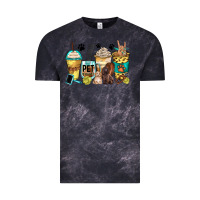 Cloud Black pet groomer coffee cups Vintage Tee - Zillion Design Studio
