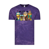 Cloud Purple pet groomer coffee cups Vintage Tee - Zillion Design Studio
