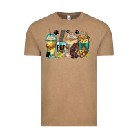 Vintage Coffee pet groomer coffee cups Vintage Tee - Zillion Design Studio