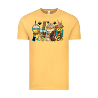 Vintage Mustard pet groomer coffee cups Vintage Tee - Zillion Design Studio