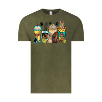 Vintage Olive pet groomer coffee cups Vintage Tee - Zillion Design Studio