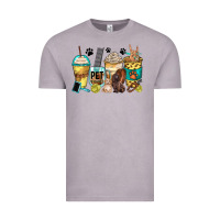 Pet Groomer Coffee Cups Vintage Tee | Teevron
