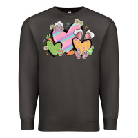 Smoke easter hearts Premium Sweatshirt - MaliasSmallBusiness