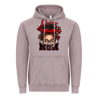 Cheer Mom Messy Bun Vintage Hoodie | Teevron