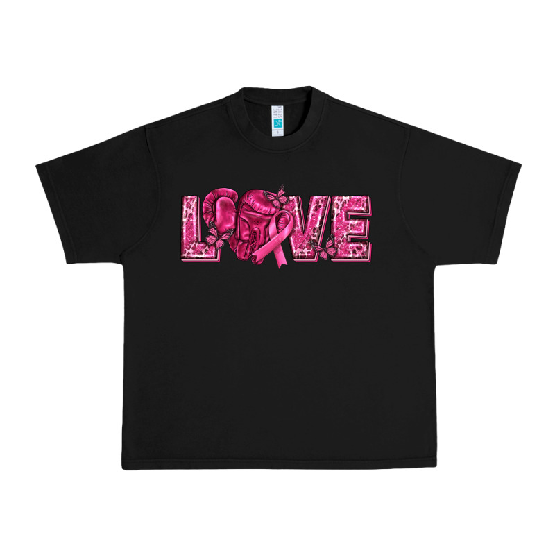 Breast Cancer Love Urban Heavy Tee by texasbilliewilder | Teevron