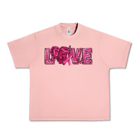Salmon Breast Cancer Love Urban Heavy Tee - texasbilliewilder