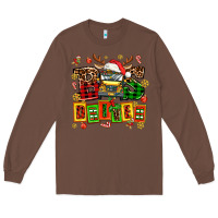 Chestnut bus driver chrıstmas Long Sleeve Tee - AdoDesignShop