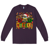 Plum bus driver chrıstmas Long Sleeve Tee - AdoDesignShop