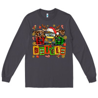 Smoke bus driver chrıstmas Long Sleeve Tee - AdoDesignShop