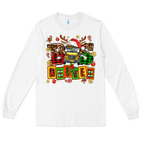 Bus Driver Chrıstmas Long Sleeve Tee | Teevron