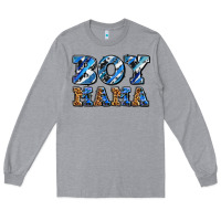 Heather Grey boy mama Long Sleeve Tee - AdoDesignShop
