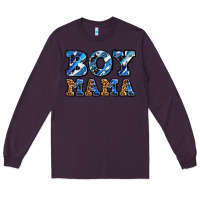 Plum boy mama Long Sleeve Tee - AdoDesignShop