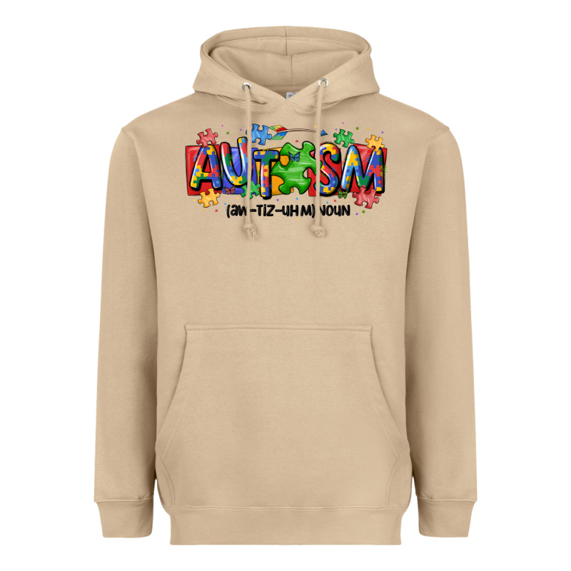 Autism Awtizuhm Noun Heavyweight Hoodie by MaliasSmallBusiness | Teevron