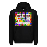 Black Gay Pride Loading LGBTQ Tumbler Premium Hoodie - BundleAndBundleShop