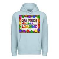 Blue Mist Gay Pride Loading LGBTQ Tumbler Premium Hoodie - BundleAndBundleShop