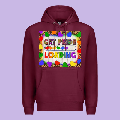 Gay Pride Loading Lgbtq Tumbler Premium Hoodie Designed By Bundleandbundleshop