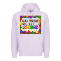 Lilac Gay Pride Loading LGBTQ Tumbler Premium Hoodie - BundleAndBundleShop